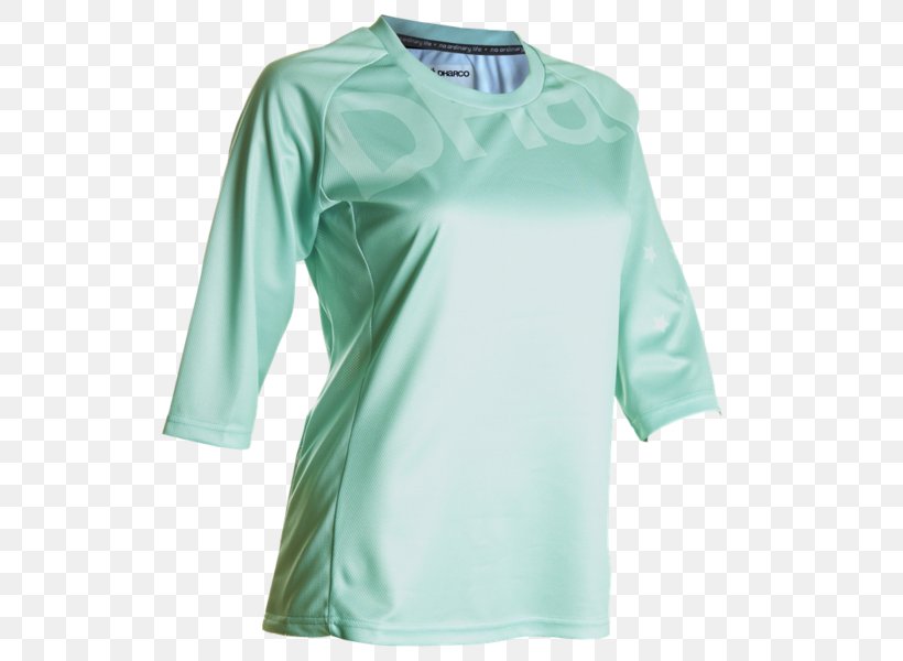 T-shirt Shoulder Sleeve Dress, PNG, 545x600px, Tshirt, Active Shirt, Aqua, Clothing, Day Dress Download Free