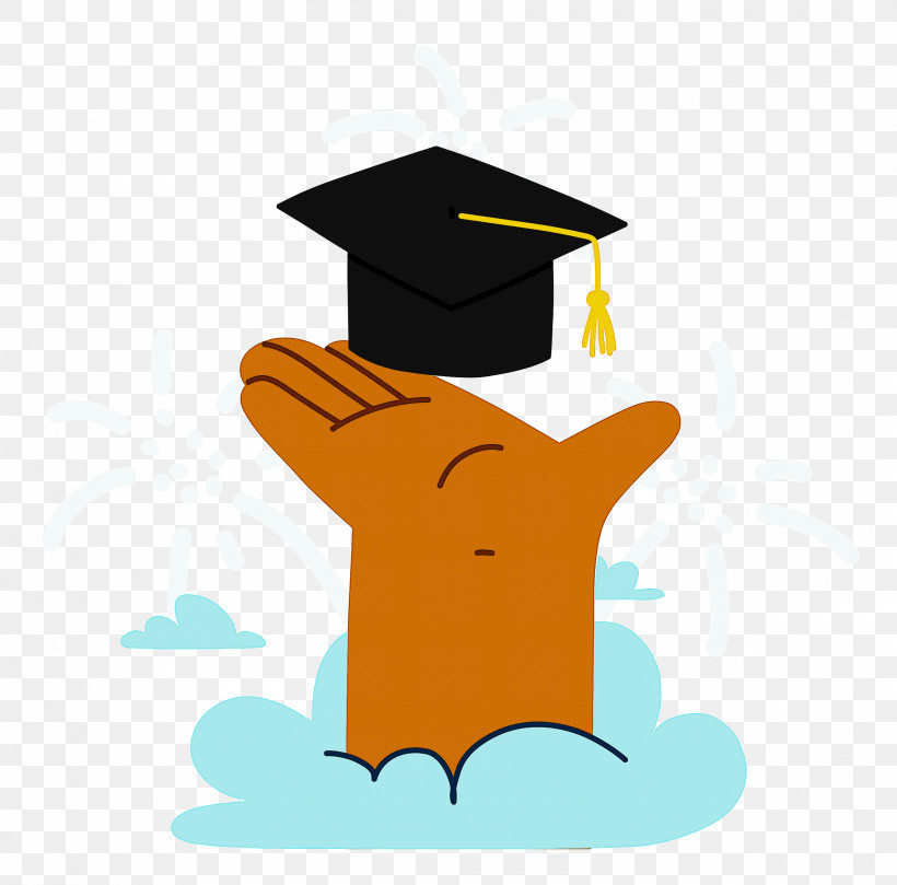 Graduation, PNG, 2500x2469px, Graduation, Biology, Cartoon, Hat, Hm Download Free