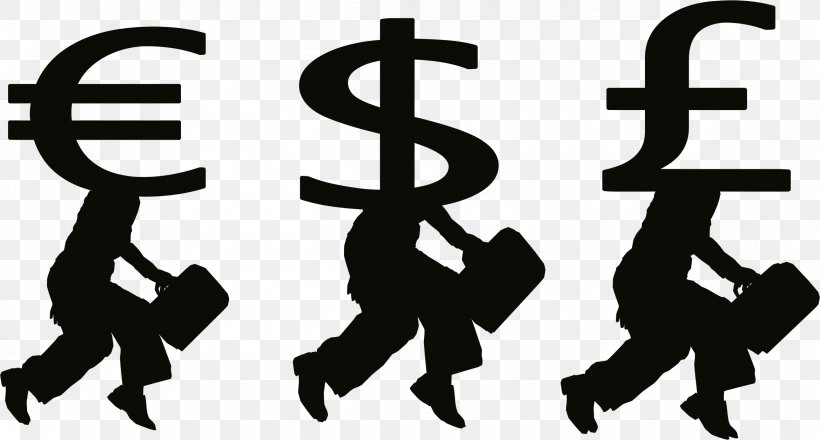Money Foreign Exchange Market Currency Symbol Clip Art, PNG, 2338x1256px, Money, Bank, Brand, Business, Currency Download Free