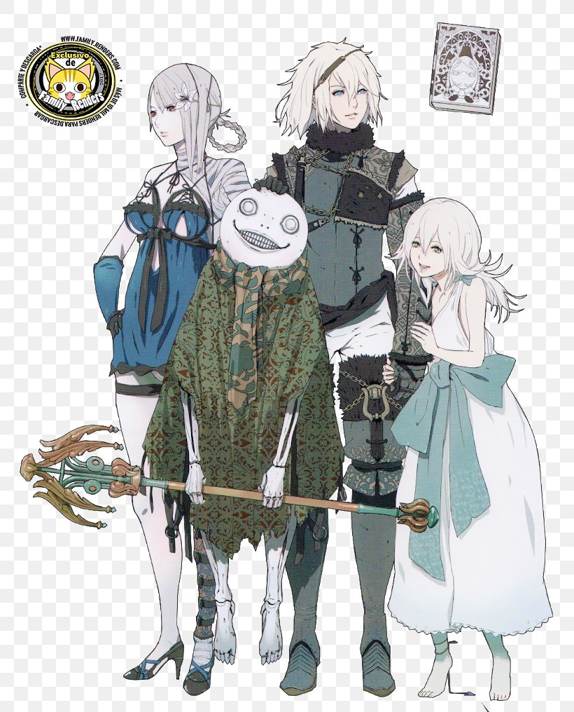 Nier: Automata Drakengard Video Game Concept Art, PNG, 800x1016px, Watercolor, Cartoon, Flower, Frame, Heart Download Free