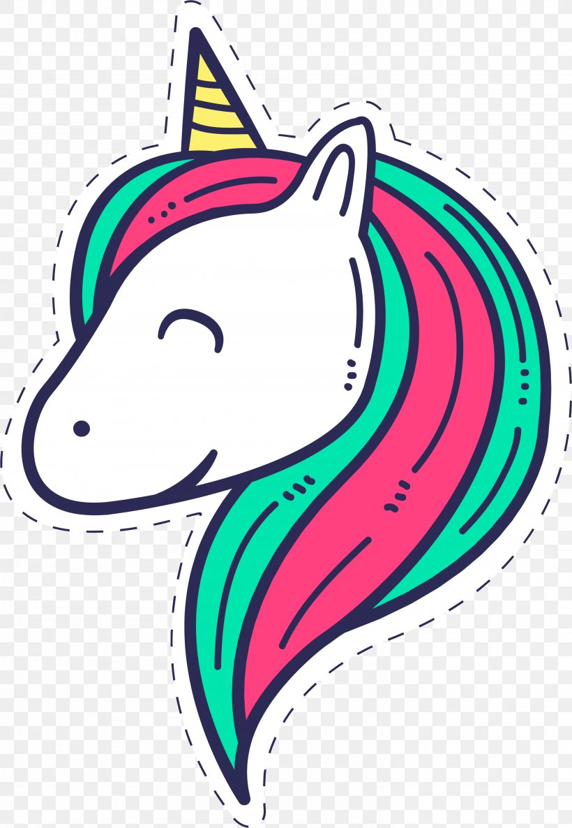 T-shirt Spreadshirt Sticker, PNG, 2974x4305px, Unicorn Rainbow, Art, Cartoon, Clip Art, Color Download Free