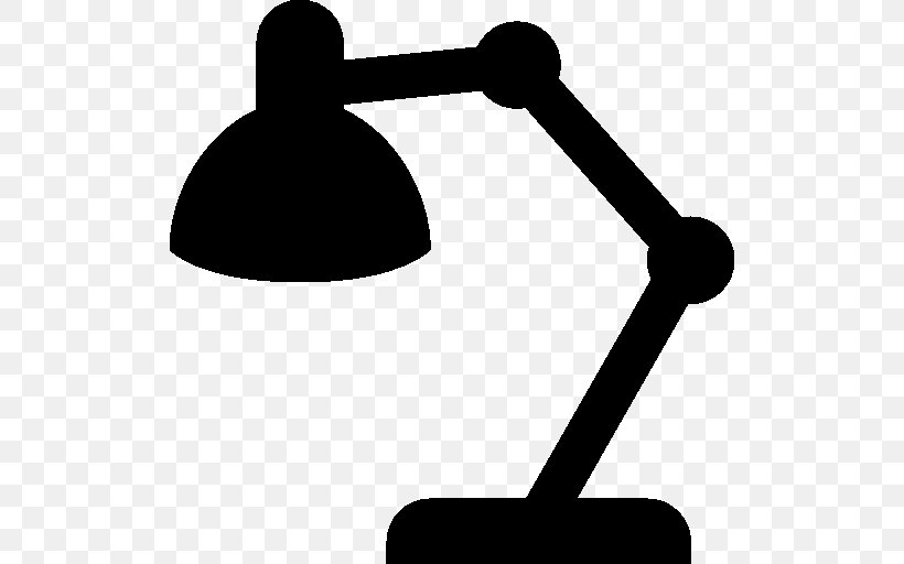 Lamp Clip Art, PNG, 512x512px, Lamp, Black And White, Flat Design, Incandescent Light Bulb, Lampe De Bureau Download Free