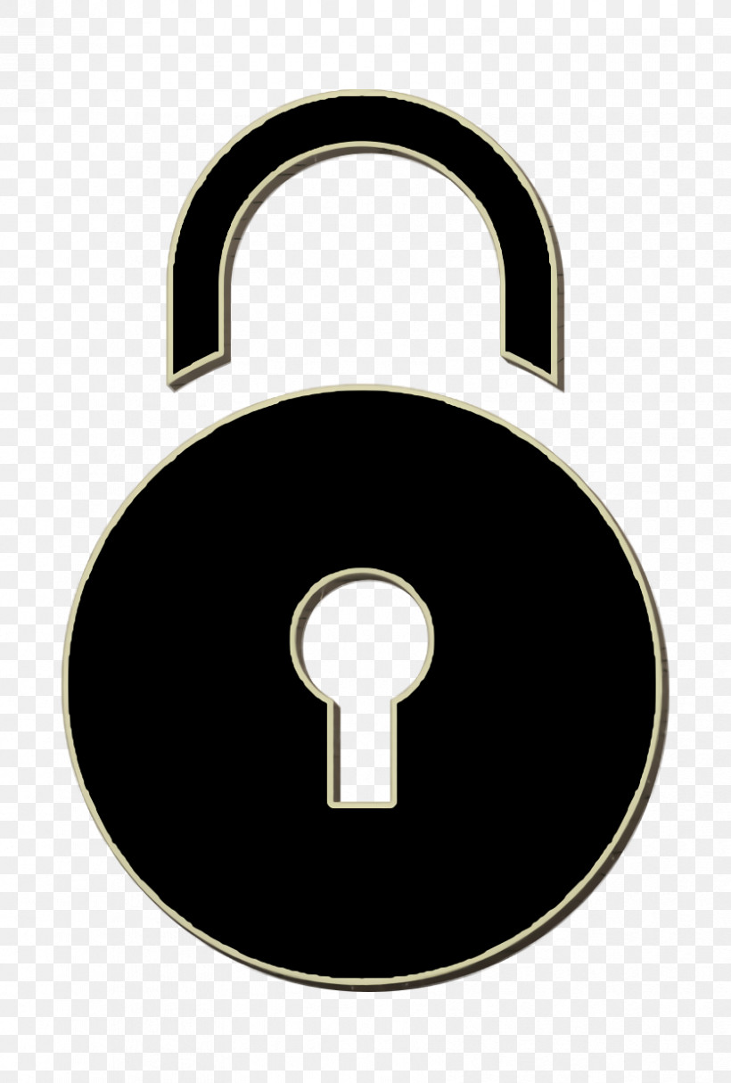 Lock Icon Solid User Elements Icon, PNG, 836x1238px, Lock Icon, Meter, Padlock, Symbol Download Free