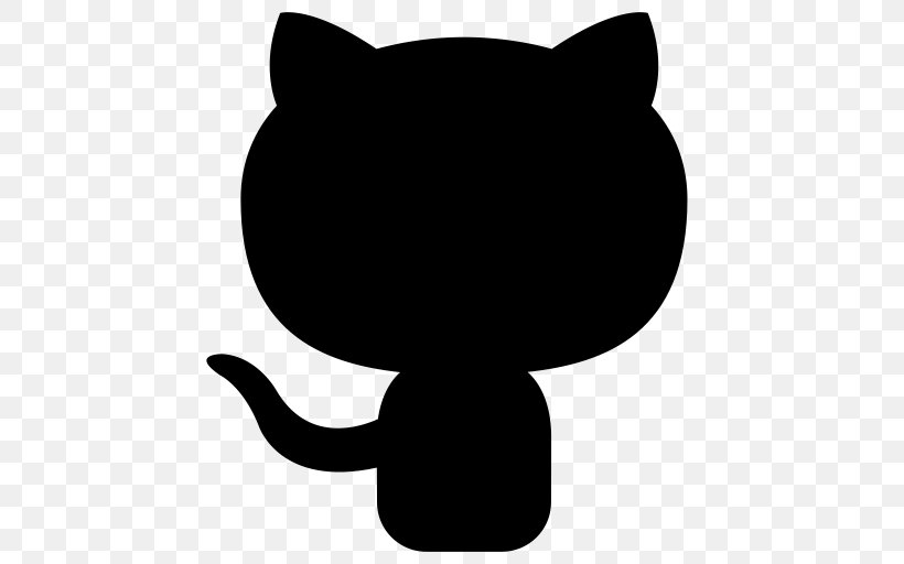 GitHub Computer Software Vector Graphics, PNG, 512x512px, Github, Application Programming Interface, Black, Black Cat, Blackandwhite Download Free