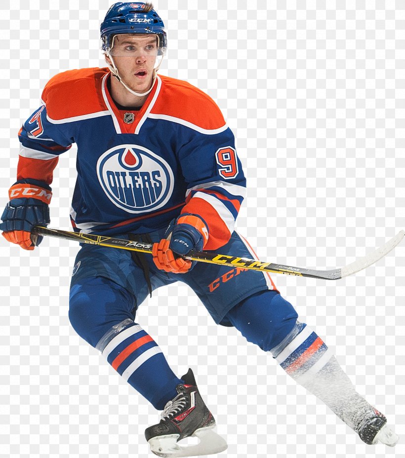 Connor McDavid Edmonton Oilers CCM Hockey National Hockey League 2015 NHL Entry Draft, PNG, 1277x1446px, Connor Mcdavid, Baseball Equipment, Blue, Ccm Hockey, College Ice Hockey Download Free