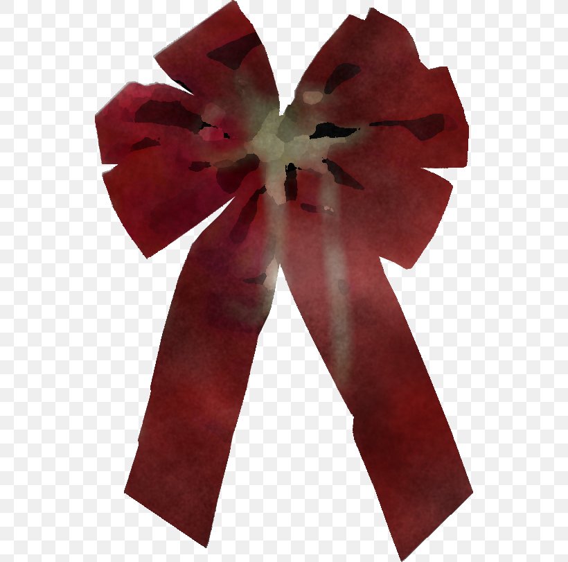 Red Ribbon Maroon Pink Gift Wrapping, PNG, 546x811px, Red, Gift Wrapping, Maroon, Petal, Pink Download Free