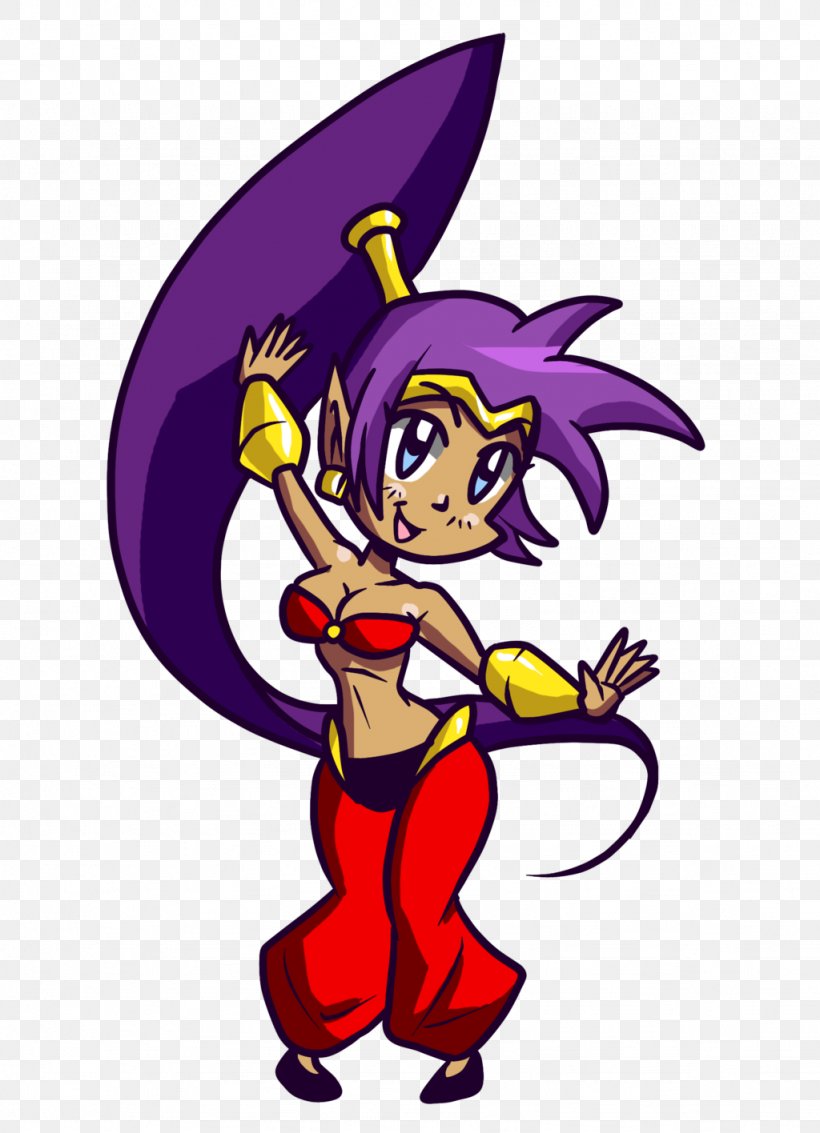 Shantae Thing Two Vertebrate Legendary Creature, PNG, 1024x1416px, Shantae, Anger, Art, Cartoon, Dance Download Free