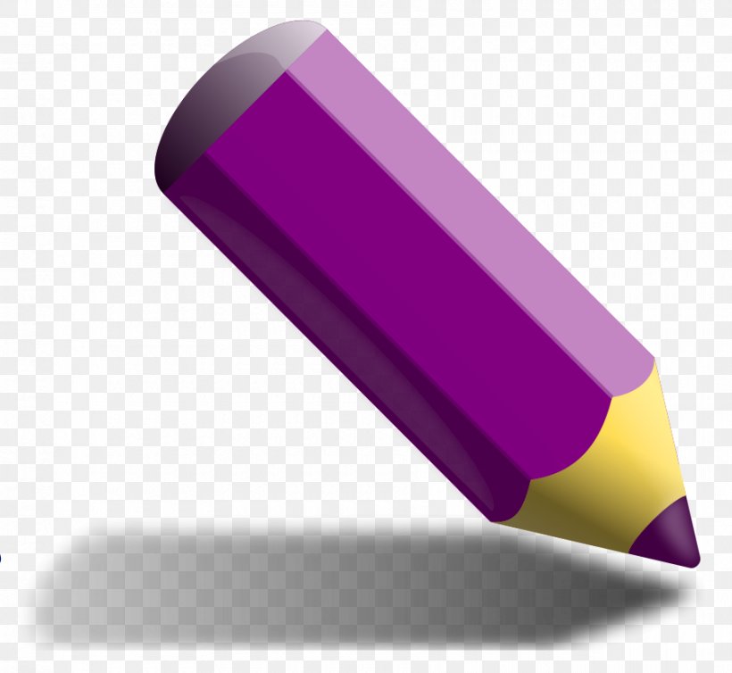 Colored Pencil Purple Clip Art, PNG, 900x828px, Pencil, Ballpoint Pen, Color, Colored Pencil, Crayon Download Free