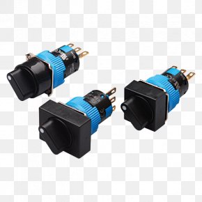 Selector Switch - Electrical Switches Push-button Electrical Connector Rotary Switch Changeover Switch PNG