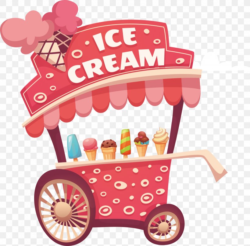 Ice Cream Cart Clip Art, PNG, 1969x1934px, Ice Cream, Cake, Can Stock Photo, Cream, Cuisine Download Free