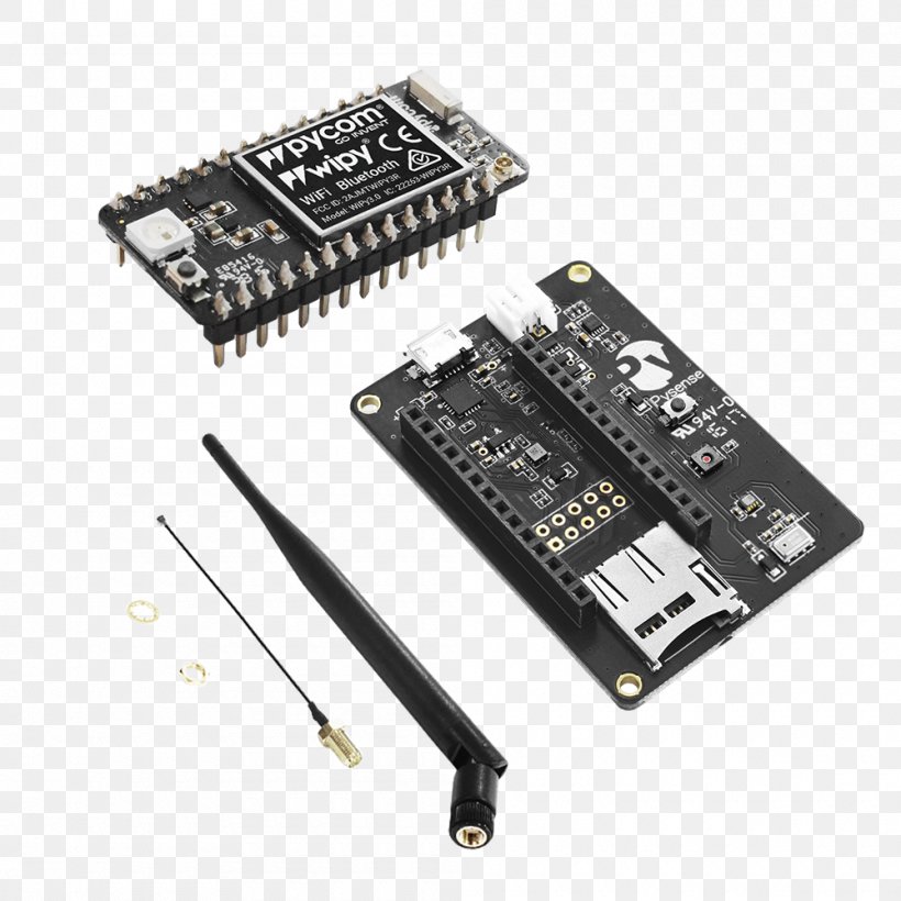 Microcontroller MicroPython Electronics Wi-Fi Microprocessor Development Board, PNG, 1000x1000px, Microcontroller, Bluetooth, Circuit Component, Electronic Component, Electronic Device Download Free