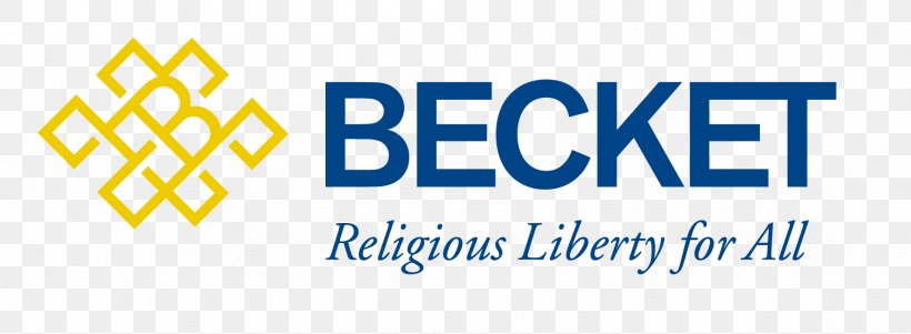 Becket Fund For Religious Liberty Organization Freedom Of Religion Logo, PNG, 1766x650px, Organization, Area, Becket, Belief, Blue Download Free