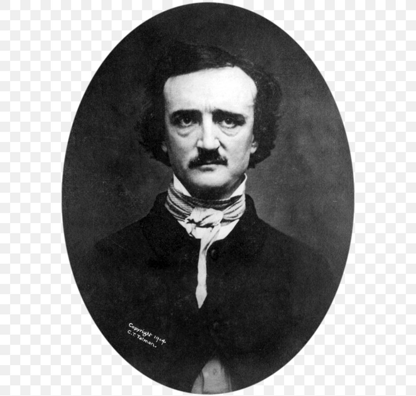 Edgar Allan Poe The Raven The Cask Of Amontillado Annabel Lee The Pit And The Pendulum, PNG, 585x781px, Edgar Allan Poe, Annabel Lee, Author, Black And White, Cask Of Amontillado Download Free