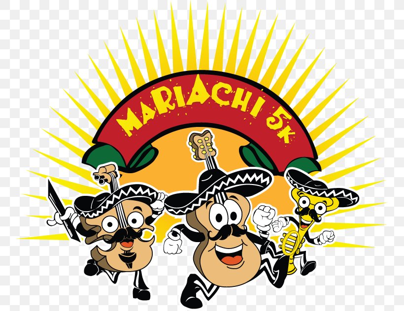 Mariachi 5K Run Fiesta San Antonio Trumpet Maraca, PNG, 753x632px, Watercolor, Cartoon, Flower, Frame, Heart Download Free
