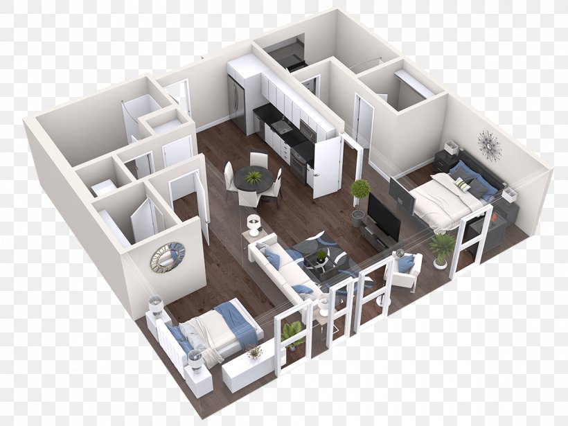 3D Floor Plan Architecture Architectural Plan, PNG