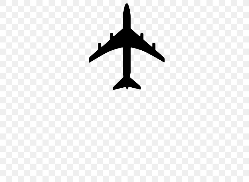 Airplane Silhouette Clip Art, PNG, 424x600px, Airplane, Aircraft, Airliner, Black And White, Cartoon Download Free