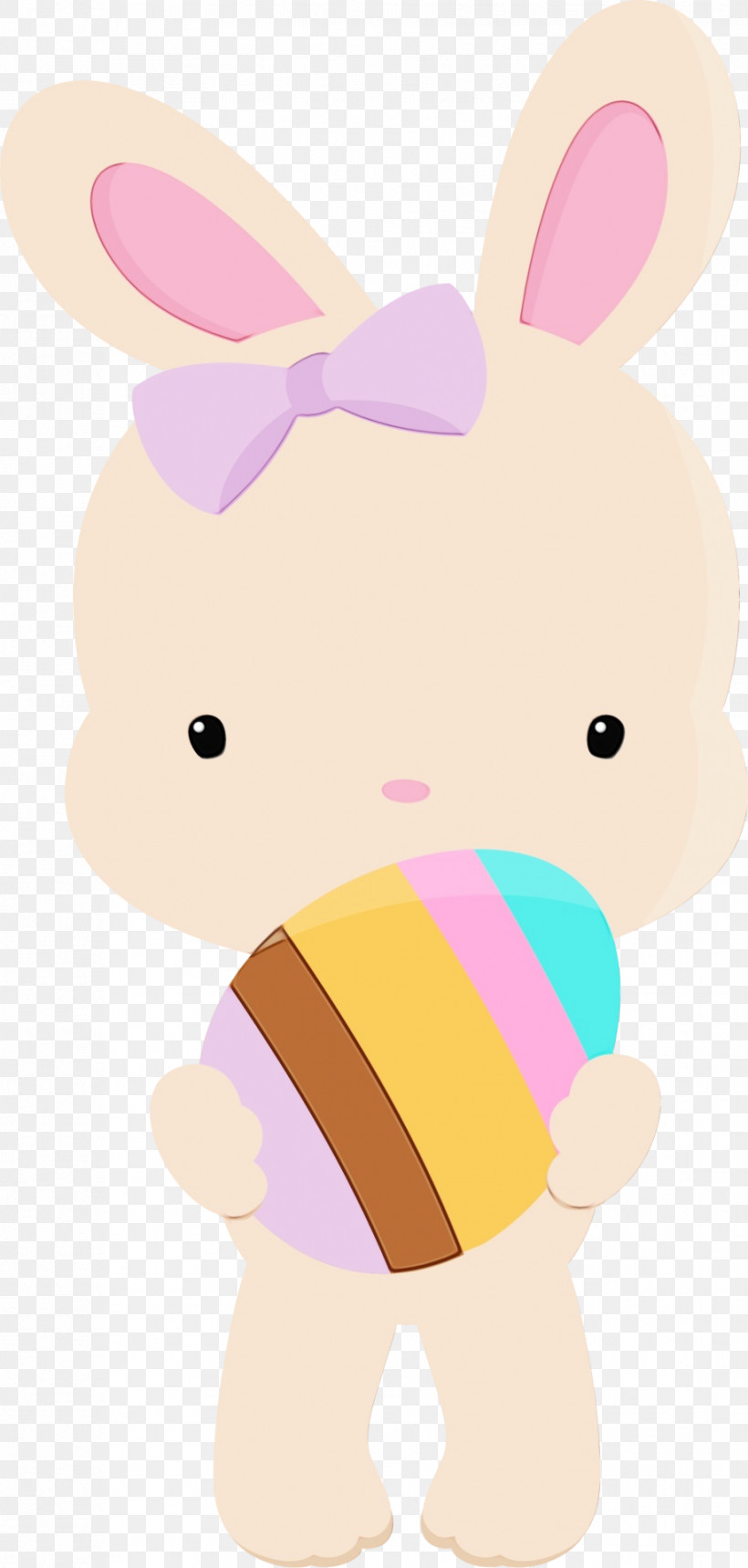 Cartoon Nose Pink Snout Ear, PNG, 916x1920px, Watercolor, Cartoon, Ear, Nose, Paint Download Free