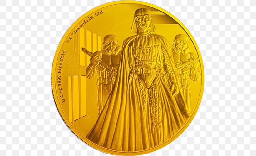 Coin Anakin Skywalker Star Wars Yoda Han Solo, PNG, 500x500px, Coin, Anakin Skywalker, Currency, Darth, Film Download Free