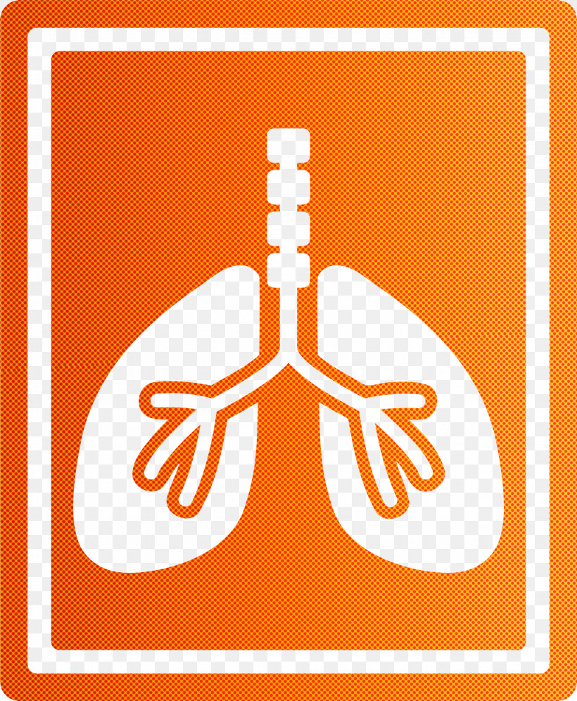 Corona Virus Disease Lungs, PNG, 2468x2999px, Corona Virus Disease, Line, Lungs, Orange, Sign Download Free