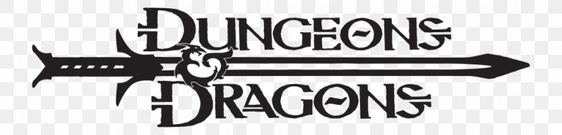 Dungeons & Dragons World Logo Gun Barrel Black, PNG, 1024x247px, Dungeons Dragons, Area, Black, Black And White, Black M Download Free