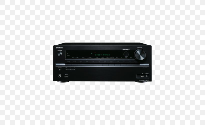 Radio Receiver AV Receiver Onkyo TX-NR737 Onkyo TX NR737 7.2 Channel AV Network Receiver, PNG, 500x500px, Radio Receiver, Amplifier, Audio, Audio Equipment, Audio Power Amplifier Download Free