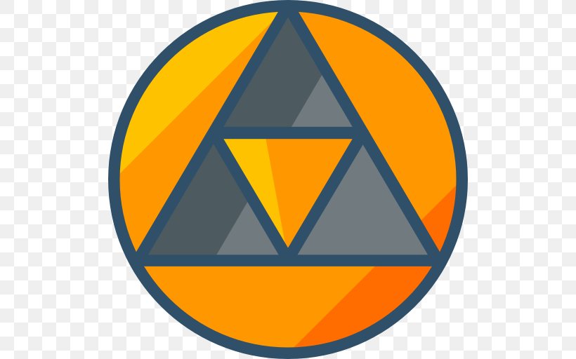 Symbol Triangle Shape Sacred Geometry, PNG, 512x512px, Symbol, Area, Icon Design, Orange, Sacred Download Free