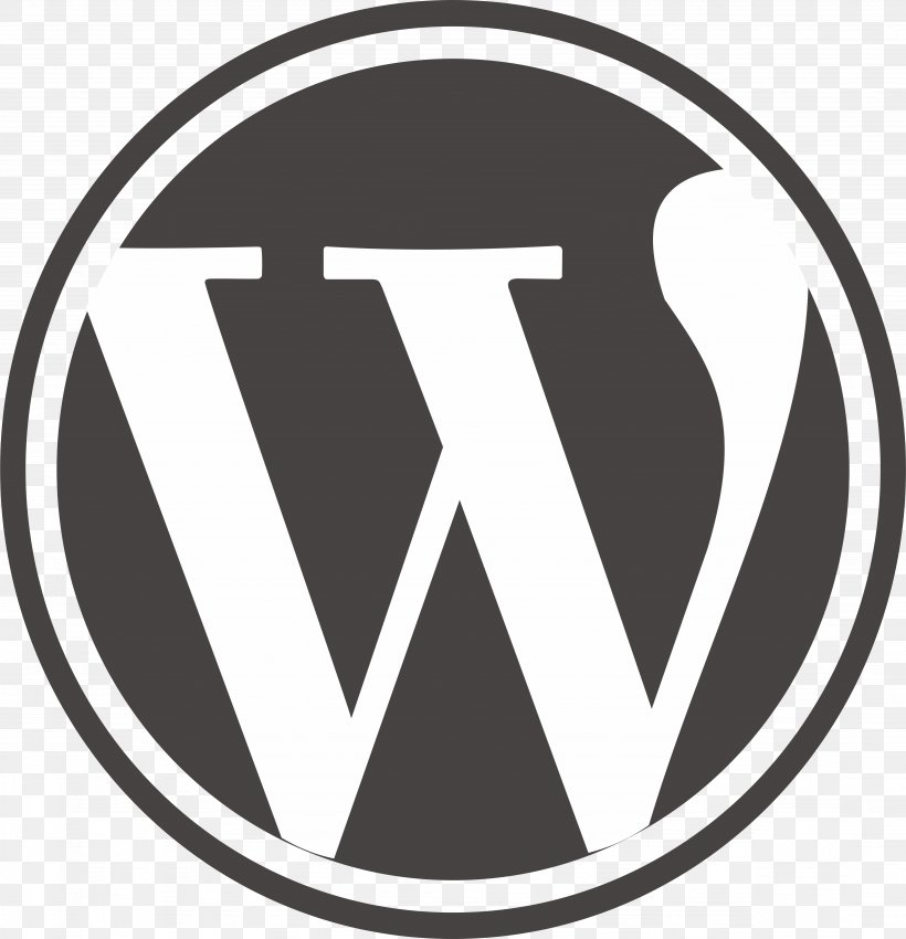 WordPress Logo Blog Clip Art, PNG, 4916x5097px, Wordpress, Area, Black And White, Blog, Brand Download Free