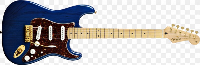 Fender Stratocaster Fender Musical Instruments Corporation Electric Guitar Fender American Deluxe Series Squier, PNG, 1000x327px, Fender Stratocaster, Acoustic Electric Guitar, Bass Guitar, Electric Guitar, Fender American Deluxe Series Download Free