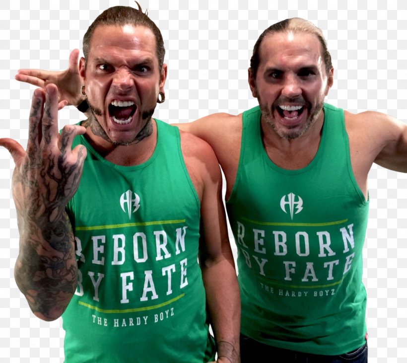 Official WWE Nerds Matt /& Jeff The Hardy Boyz /"Reborn by Fate/" Cartoon T-Shirt