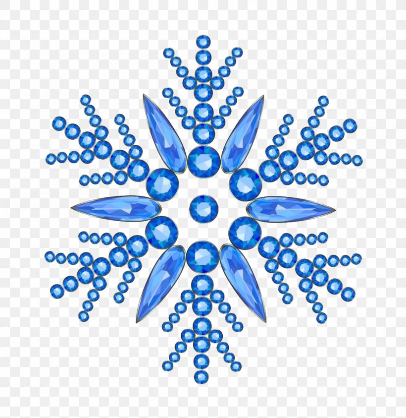 Snowflake Jewellery Royalty-free Illustration, PNG, 1024x1053px, Snowflake, Blue, Crystal, Diamond, Flower Download Free
