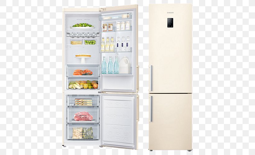 Combi Samsung RB30J3000WW Refrigerator Freezers Samsung RB31FERNDSS, PNG, 500x500px, Samsung, Autodefrost, Freezers, Home Appliance, Kitchen Appliance Download Free