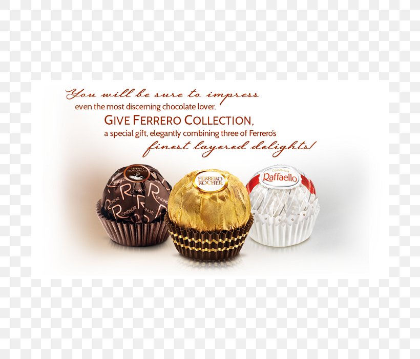Ferrero Rocher Praline Raffaello Chocolate Ferrero SpA, PNG, 700x700px, Ferrero Rocher, Bonbon, Candy, Chocolate, Chocolate Truffle Download Free