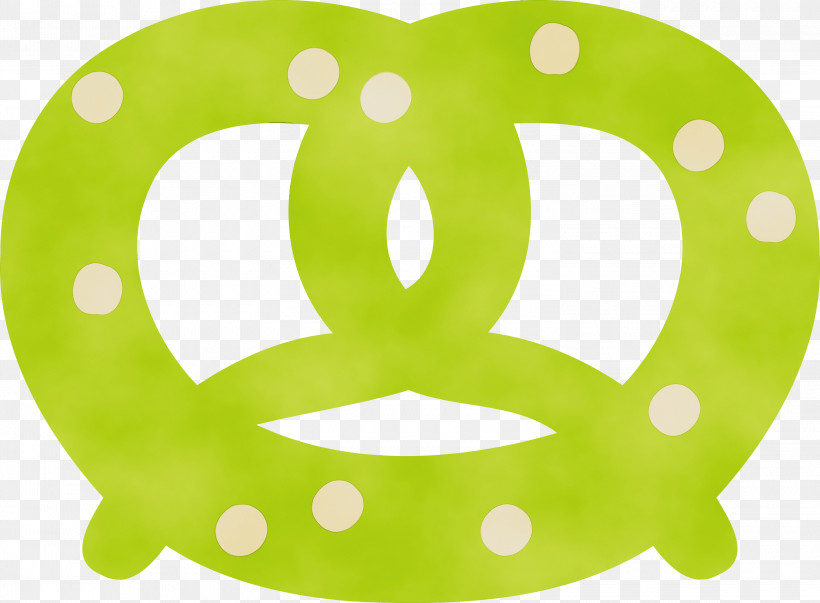 Green Symbol, PNG, 3000x2207px, Pretzel, Food, Green, Paint, Symbol Download Free