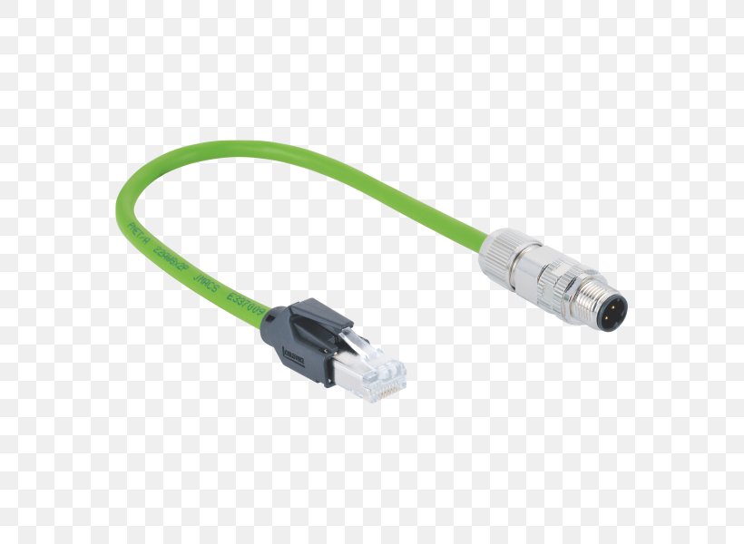 Network Cables Electrical Cable Electrical Connector Ethernet PROFINET, PNG, 600x600px, Network Cables, Ac Power Plugs And Sockets, Cable, Coaxial Cable, Data Transfer Cable Download Free
