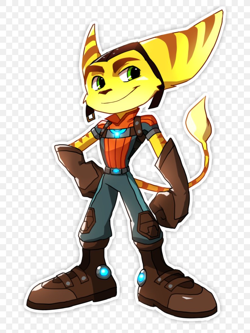 Ratchet & Clank Future: A Crack In Time Ratchet & Clank Future: Tools Of Destruction, PNG, 732x1091px, Ratchet Clank, Art, Cartoon, Character, Clank Download Free