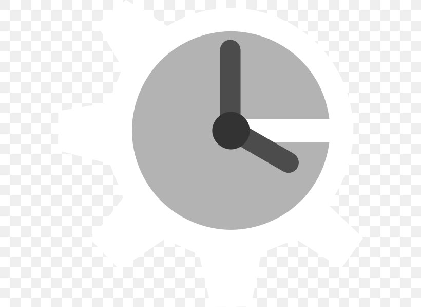 Royalty-free Clip Art, PNG, 594x597px, Royaltyfree, Black And White, Clock, Com, Gear Download Free
