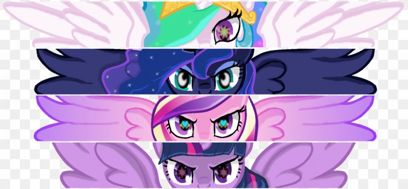 Princess Cadance Princess Celestia Pony Twilight Sparkle Pinkie Pie, PNG, 1312x608px, Watercolor, Cartoon, Flower, Frame, Heart Download Free