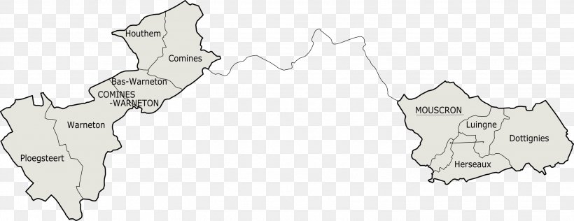 Arrondissement Of Mouscron Comines Warneton, Belgium Map Luingne, PNG, 3032x1170px, Arrondissement Of Mouscron, Area, Artwork, Belgische Gemeente, Belgium Download Free