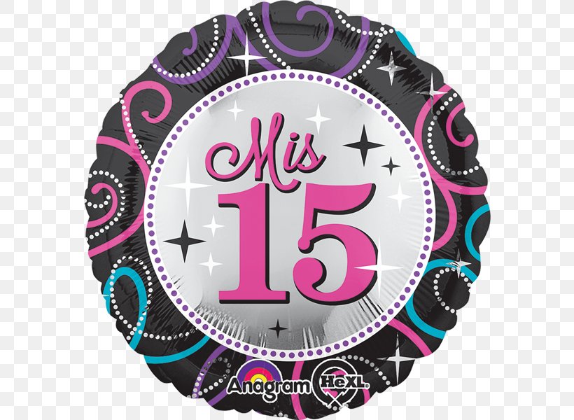 Birthday Quinceañera Balloon Sweet Sixteen Party, PNG, 600x600px, Birthday, Balloon, Candle, Feestversiering, Flower Bouquet Download Free