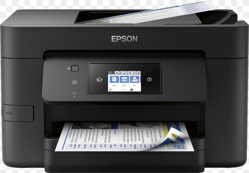 Inkjet Printing Epson WorkForce Pro WF-3720 Multi-function Printer Laser Printing, PNG, 1500x1046px, Inkjet Printing, Electronic Device, Epson, Epson Workforce Pro Wf3720, Image Scanner Download Free