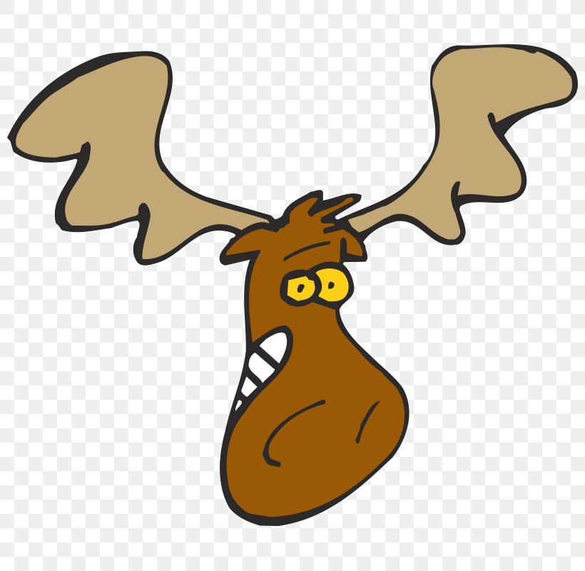 Moose Clip Art, PNG, 800x800px, Moose, Animation, Antler, Art, Beak Download Free