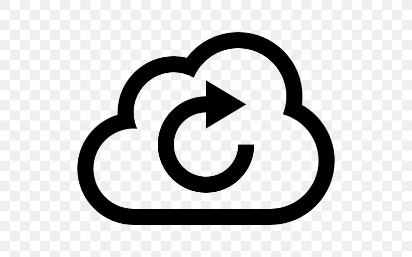 Cloud Computing Cloud Storage SD-WAN Download, PNG, 512x512px, Cloud Computing, Area, Black And White, Cloud Storage, Icon Design Download Free