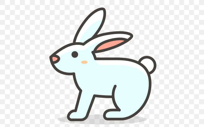 Domestic Rabbit European Rabbit Clip Art, PNG, 512x512px, Domestic Rabbit, Artwork, Emoji, European Rabbit, Hare Download Free