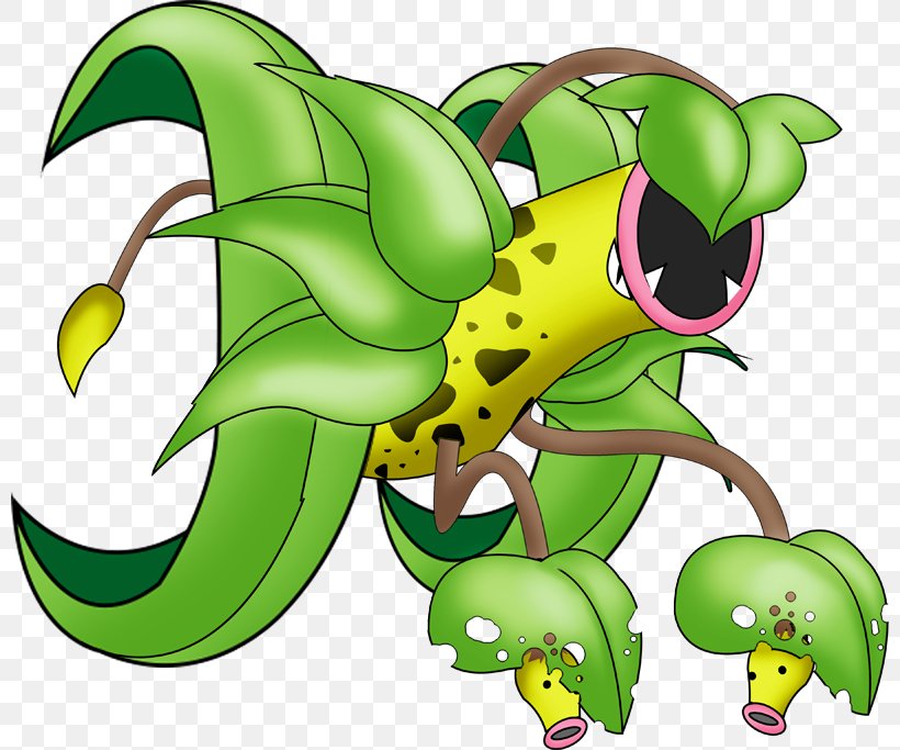 Pokémon Adventures Pokémon Gold And Silver Victreebel Weepinbell, PNG, 800x683px, Victreebel, Artwork, Bellsprout, Bulbasaur, Charizard Download Free