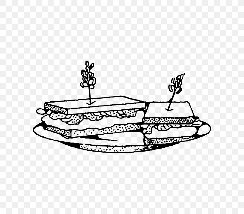 Submarine Sandwich Breakfast Sandwich Ham And Cheese Sandwich Clip Art, PNG, 720x720px, Submarine Sandwich, Black And White, Boating, Breakfast Sandwich, Cartoon Download Free
