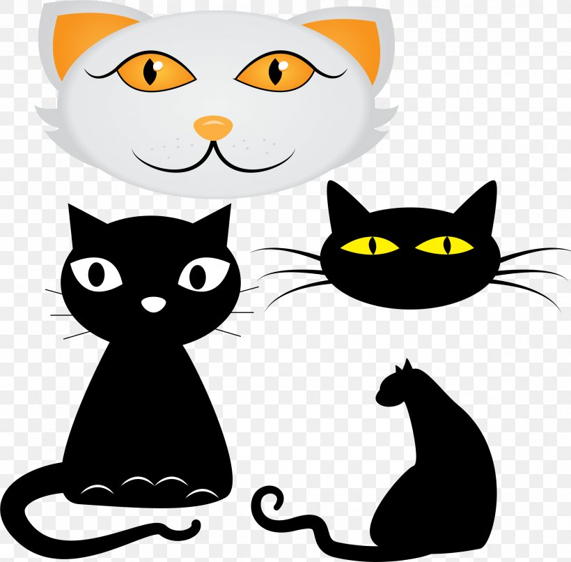 Kitten Maine Coon Siamese Cat Black Cat Clip Art, PNG, 2389x2350px, Kitten, Bad Kitty, Big Cat, Black, Black And White Download Free