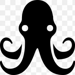 Octopus Black And White Clip Art, PNG, 5389x5007px, Watercolor, Cartoon ...