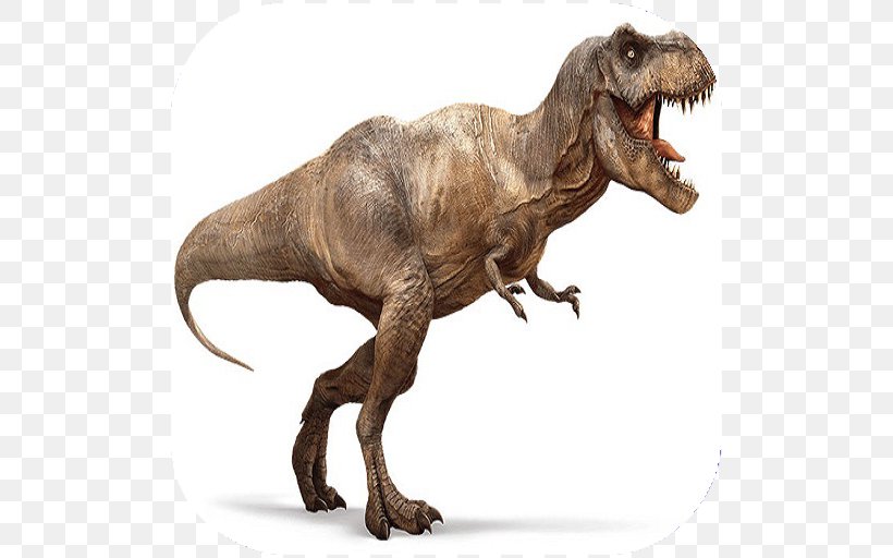 Tyrannosaurus Velociraptor Carnivores: Dinosaur Hunter Late Cretaceous, PNG, 512x512px, Tyrannosaurus, Carnivores Dinosaur Hunter, Cretaceous, Dinosaur, Extinction Download Free