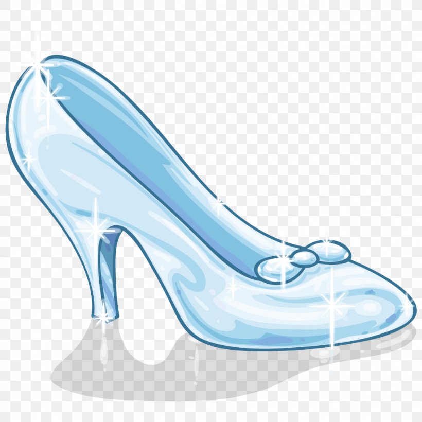 Cinderella Slipper Shoe Clip Art, PNG, 1024x1024px, Slipper, Aqua, Azure, Blue, Boot Download Free