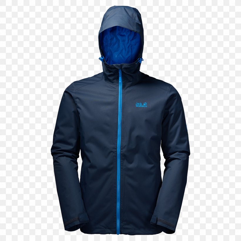 Jacket Coat Jack Wolfskin Clothing Midnight Blue, PNG, 1024x1024px, Jacket, Clothing, Coat, Electric Blue, Hood Download Free